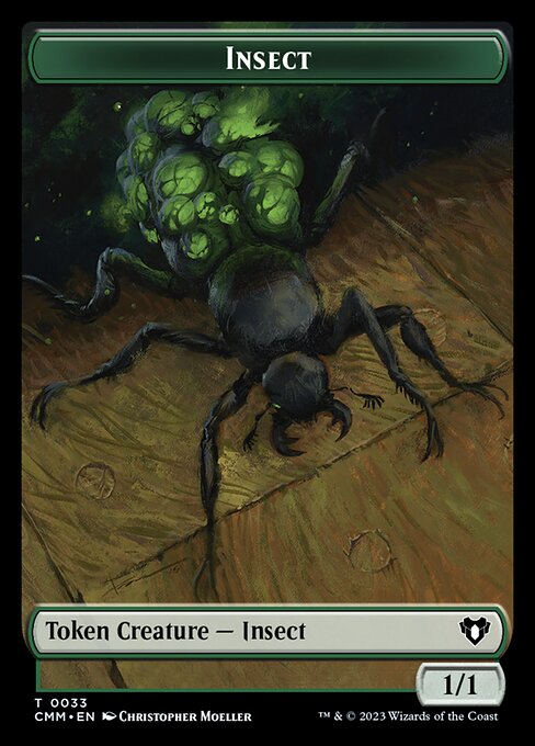 Eldrazi Spawn // Insect Double-Sided Token [Commander Masters Tokens] | Deep Dive Games St. Marys