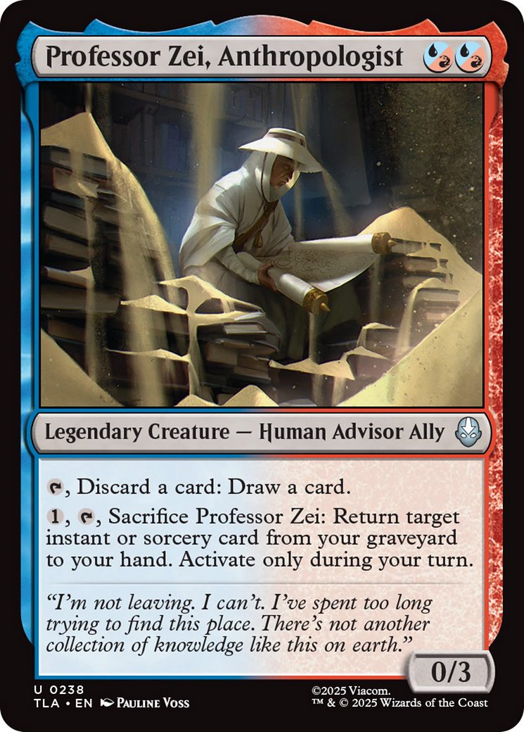 Professor Zei, Anthropologist [Avatar: The Last Airbender] | Deep Dive Games St. Marys