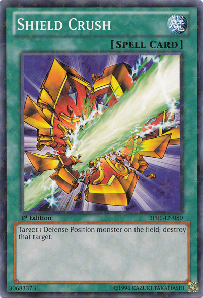Shield Crush [BP01-EN080] Starfoil Rare | Deep Dive Games St. Marys