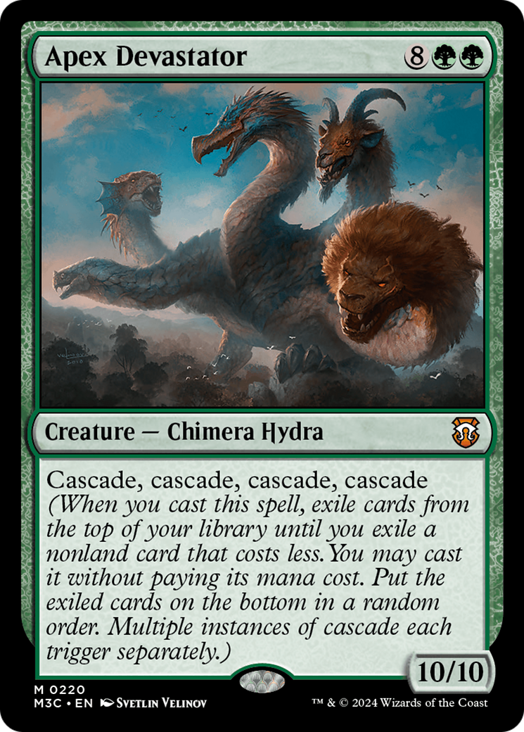 Apex Devastator (Ripple Foil) [Modern Horizons 3 Commander] | Deep Dive Games St. Marys