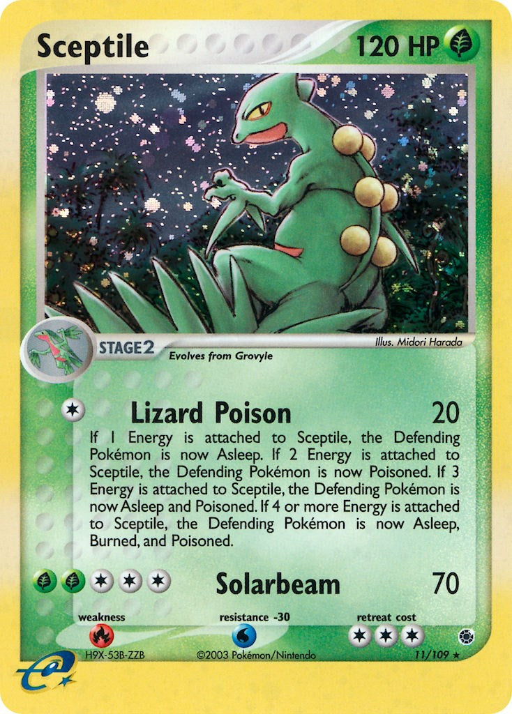 Sceptile (11/109) [EX: Ruby & Sapphire] | Deep Dive Games St. Marys