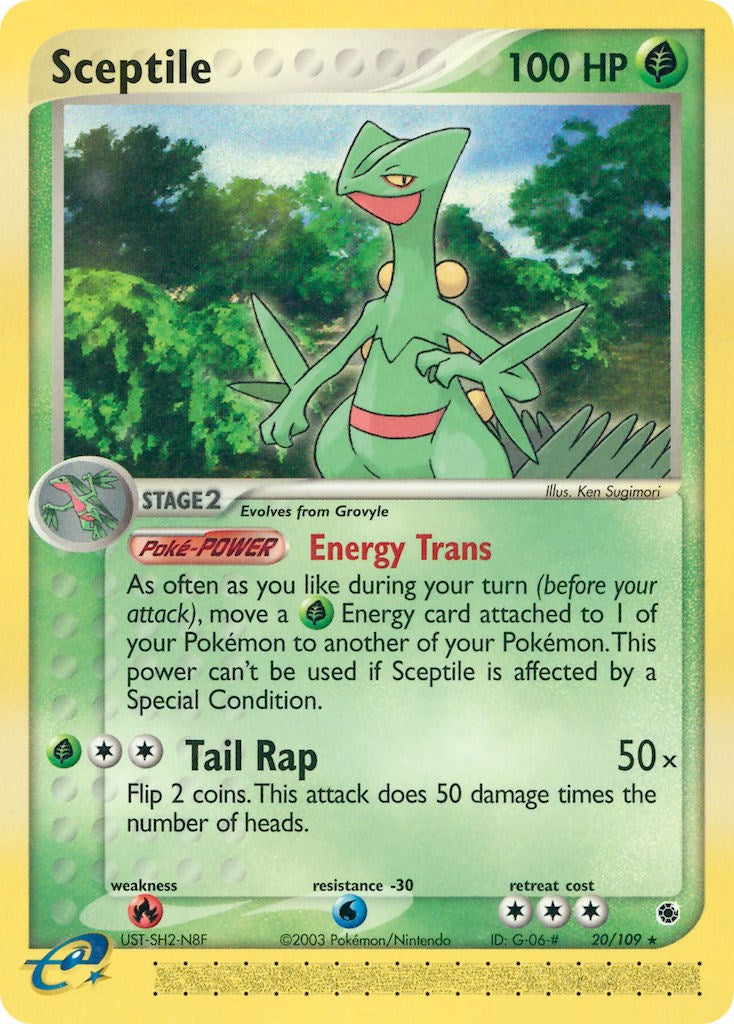 Sceptile (20/109) [EX: Ruby & Sapphire] | Deep Dive Games St. Marys