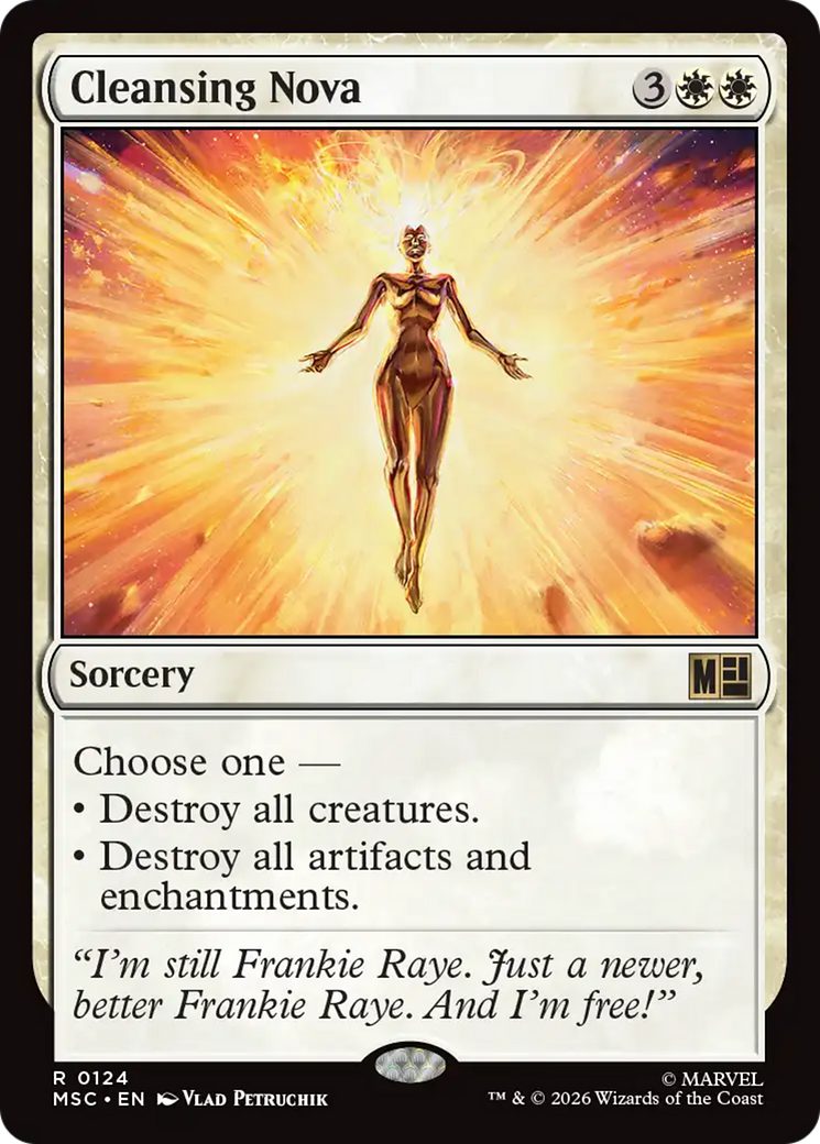 Cleansing Nova (Surge Foil) [Marvel Super Heroes Commander] | Deep Dive Games St. Marys