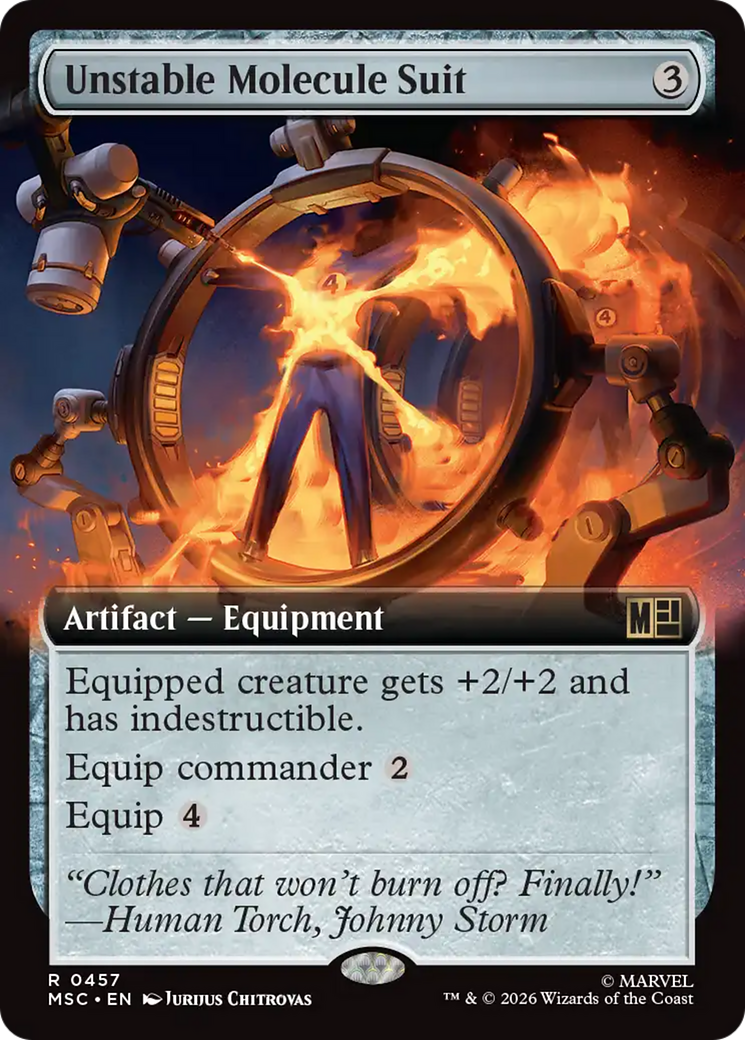 Unstable Molecule Suit (Extended Art) [Marvel Super Heroes Commander] | Deep Dive Games St. Marys