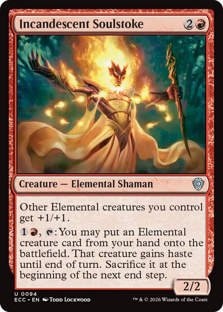 Incandescent Soulstoke [Lorwyn Eclipsed Commander] | Deep Dive Games St. Marys