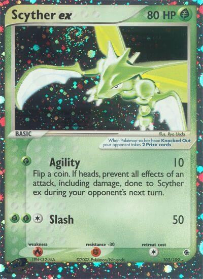 Scyther ex (102/109) [EX: Ruby & Sapphire] | Deep Dive Games St. Marys