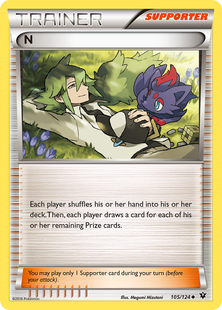 N (105/124) [XY: Fates Collide] | Deep Dive Games St. Marys