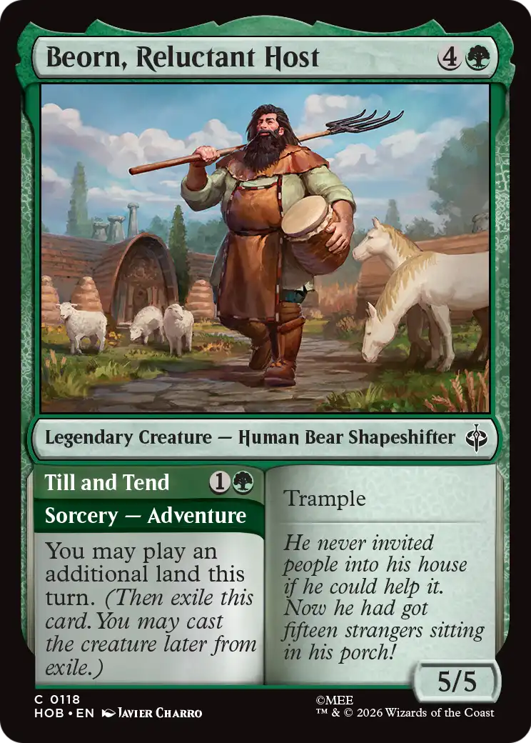 Beorn, Reluctant Host [The Hobbit] | Deep Dive Games St. Marys
