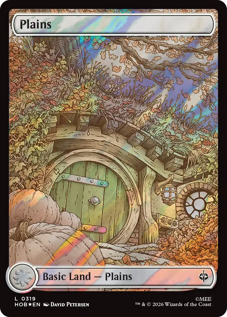 Plains (0319) (Surge Foil) [The Hobbit] | Deep Dive Games St. Marys