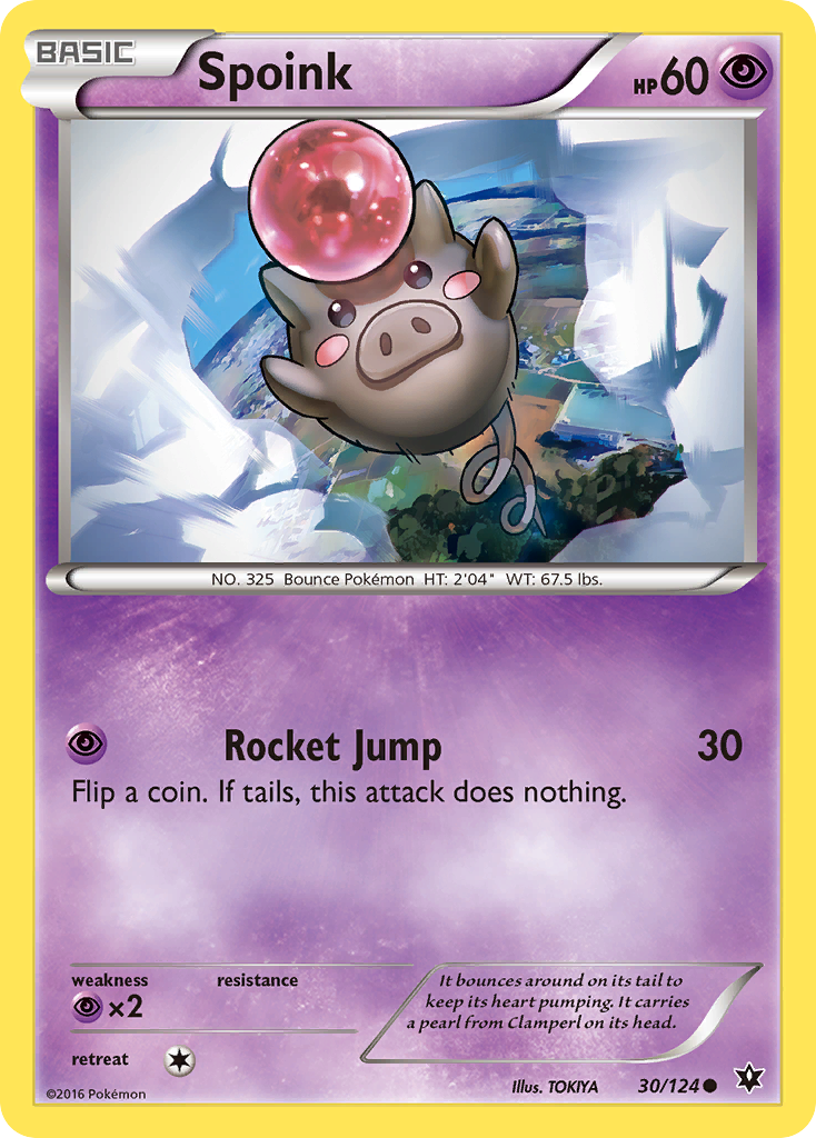 Spoink (30/124) [XY: Fates Collide] | Deep Dive Games St. Marys