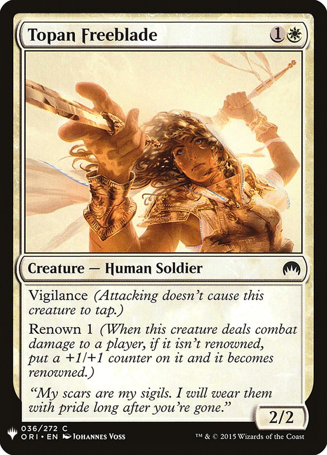 Topan Freeblade [Mystery Booster] | Deep Dive Games St. Marys