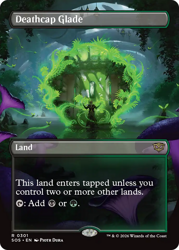 Deathcap Glade (Borderless) [Secrets of Strixhaven] | Deep Dive Games St. Marys