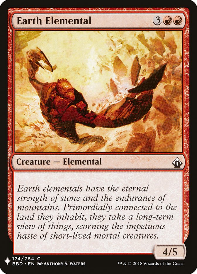 Earth Elemental [Mystery Booster] | Deep Dive Games St. Marys