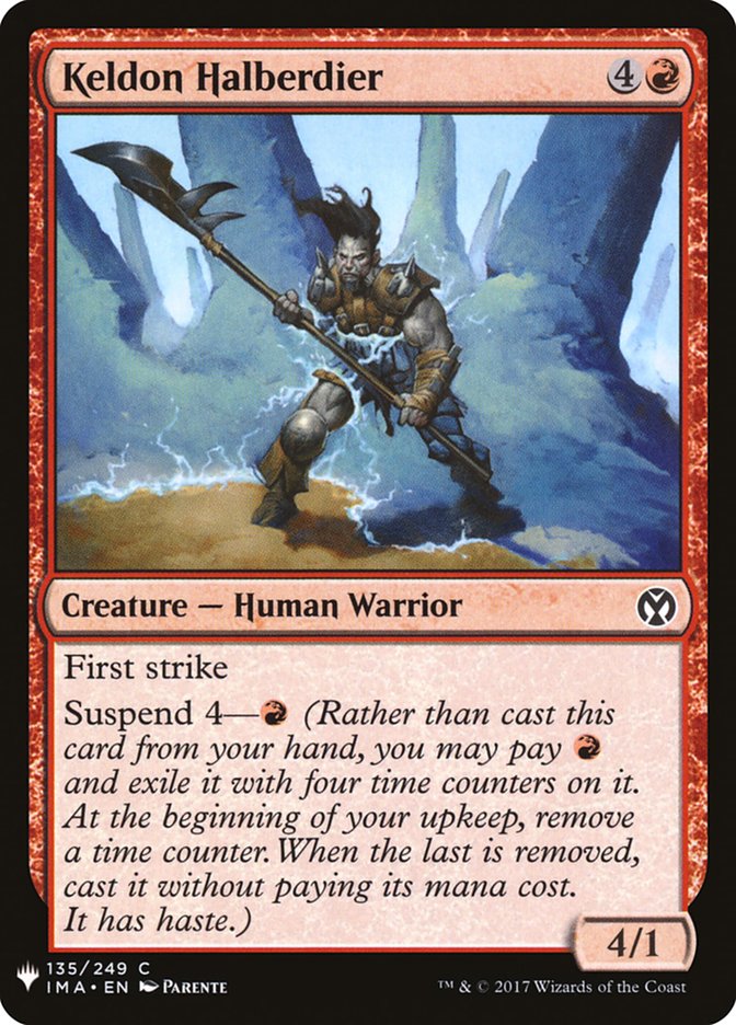Keldon Halberdier [Mystery Booster] | Deep Dive Games St. Marys