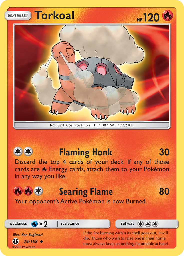 Torkoal (29/168) [Sun & Moon: Celestial Storm] | Deep Dive Games St. Marys