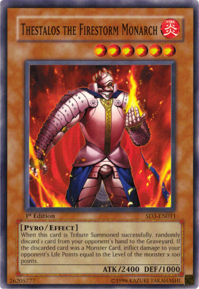 Thestalos the Firestorm Monarch [SD3-EN011] Common | Deep Dive Games St. Marys