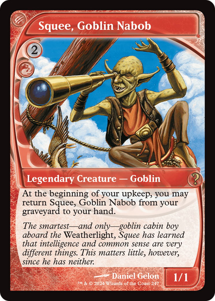 Squee, Goblin Nabob (Future Sight) [Mystery Booster 2] | Deep Dive Games St. Marys