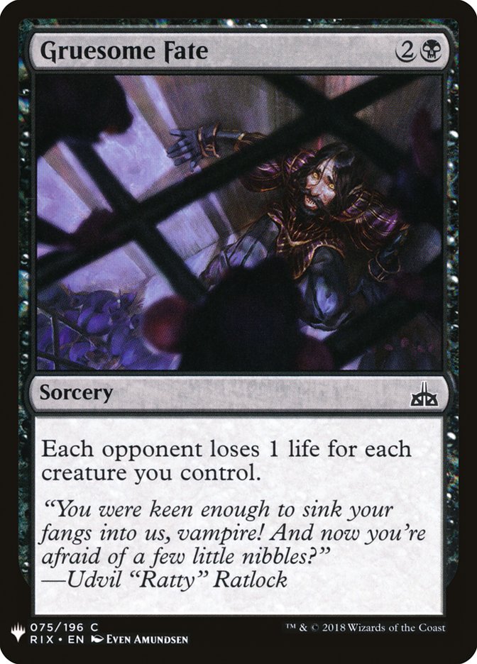Gruesome Fate [Mystery Booster] | Deep Dive Games St. Marys