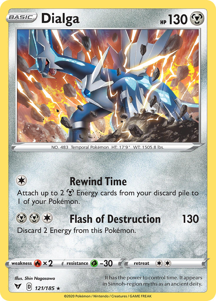 Dialga (121/185) [Sword & Shield: Vivid Voltage] | Deep Dive Games St. Marys