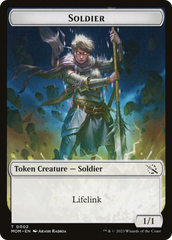Soldier // Thopter Double-Sided Token [March of the Machine Tokens] | Deep Dive Games St. Marys