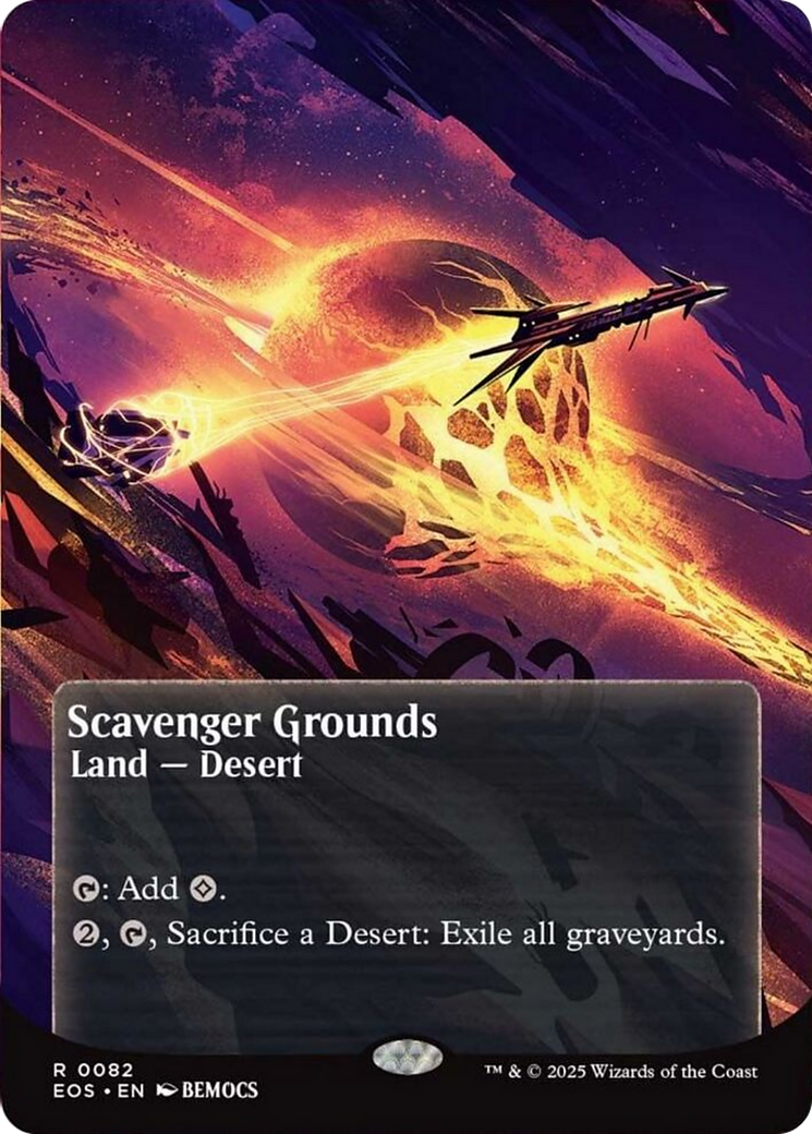 Scavenger Grounds (0082) (Borderless) [Edge of Eternities: Stellar Sights] | Deep Dive Games St. Marys
