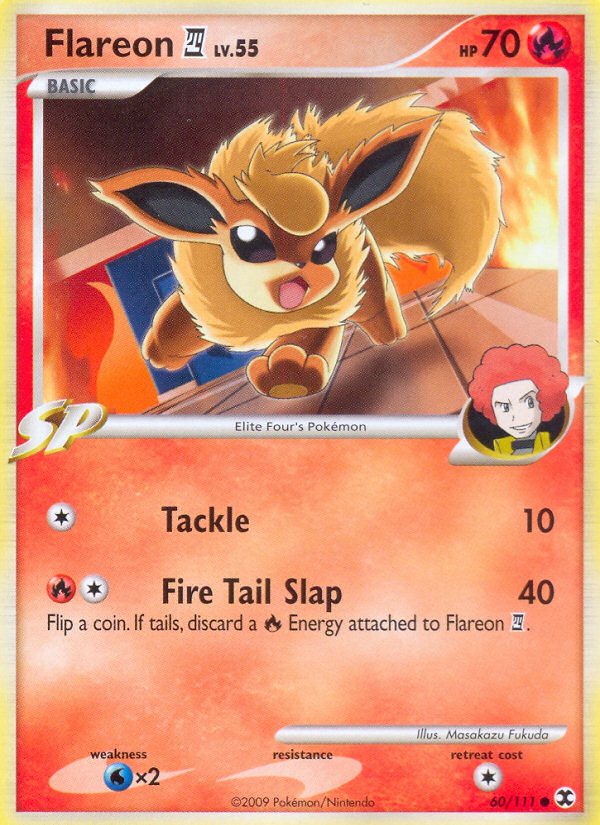 Flareon (60/111) [Platinum: Rising Rivals] | Deep Dive Games St. Marys