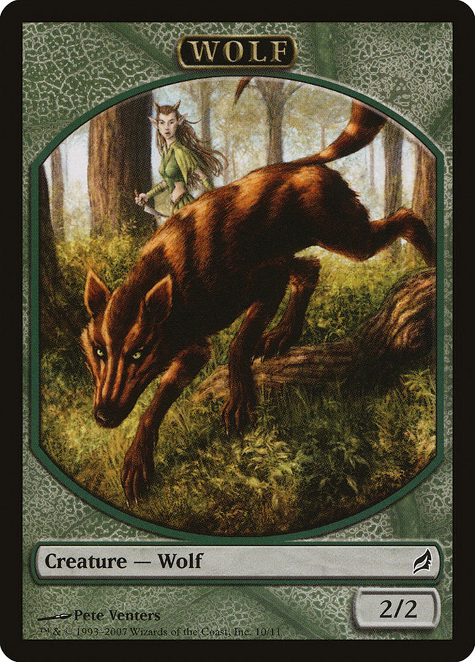 Wolf Token [Lorwyn Tokens] | Deep Dive Games St. Marys