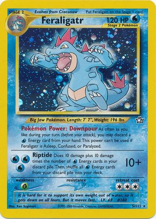 Feraligatr (5/111) [Neo Genesis Unlimited] | Deep Dive Games St. Marys