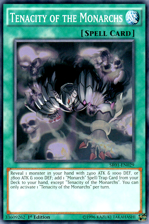 Tenacity of the Monarchs [SR01-EN029] Common | Deep Dive Games St. Marys