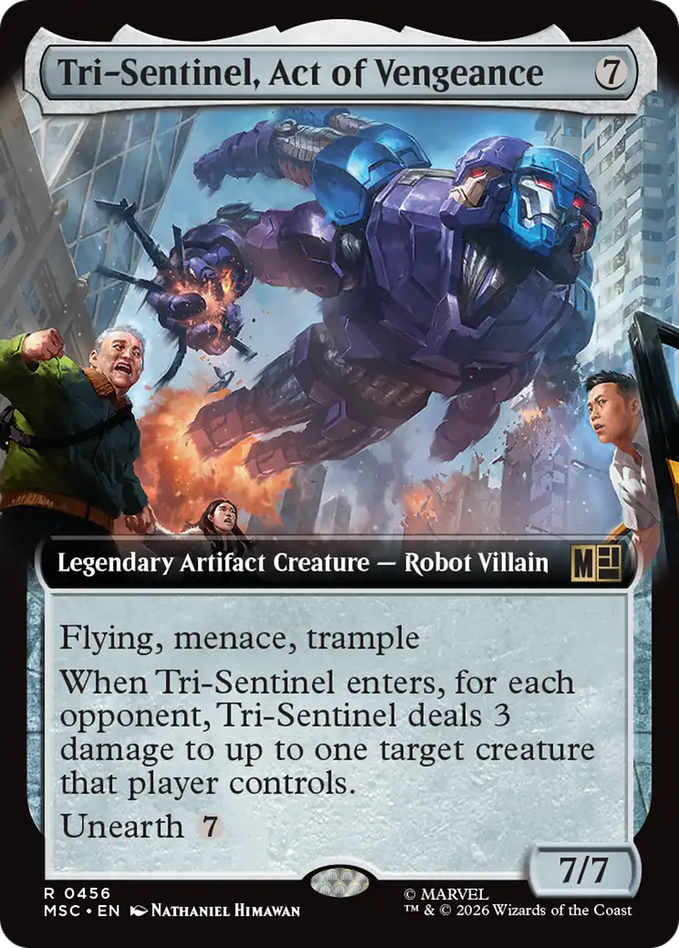 Tri-Sentinel, Act of Vengeance (Extended Art) [Marvel Super Heroes Commander] | Deep Dive Games St. Marys