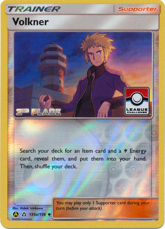 Volkner (135a/156) (League Challenge 2nd Place) [Sun & Moon: Ultra Prism] | Deep Dive Games St. Marys