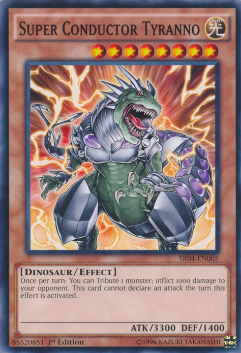 Super Conductor Tyranno [SR04-EN005] Common | Deep Dive Games St. Marys