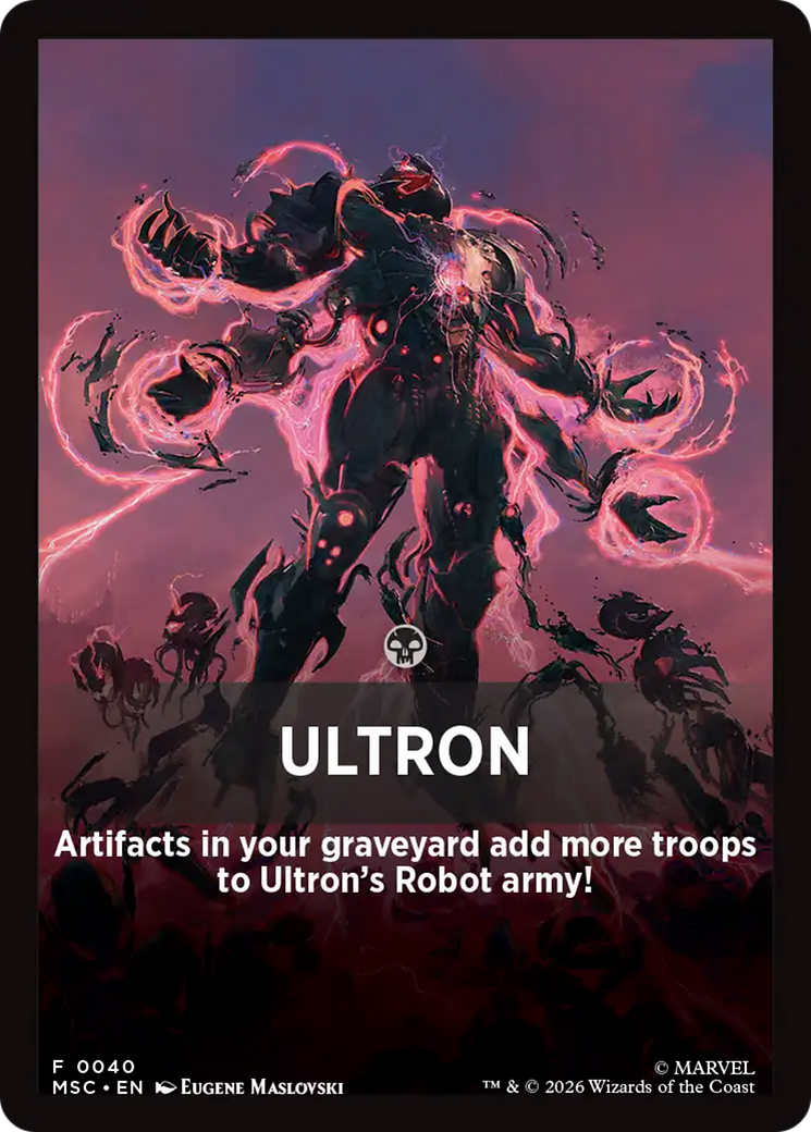 Ultron Theme Card [Marvel Super Heroes Commander] | Deep Dive Games St. Marys