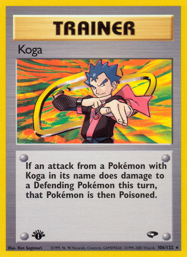 Koga (106/132) [Gym Challenge 1st Edition] | Deep Dive Games St. Marys