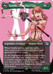 Vanille, Cheerful l'Cie // Ragnarok, Divine Deliverance (Borderless) (Surge Foil) [FINAL FANTASY] | Deep Dive Games St. Marys