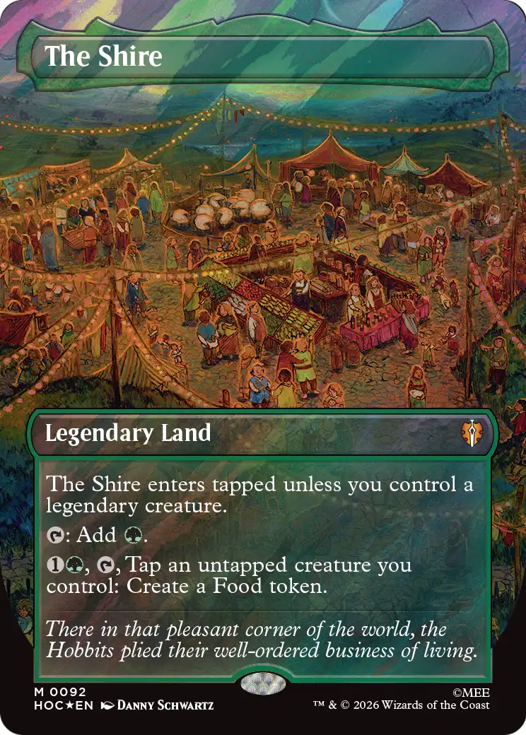 The Shire (Borderless) (Surge Foil) [The Hobbit: Eternal-Legal] | Deep Dive Games St. Marys