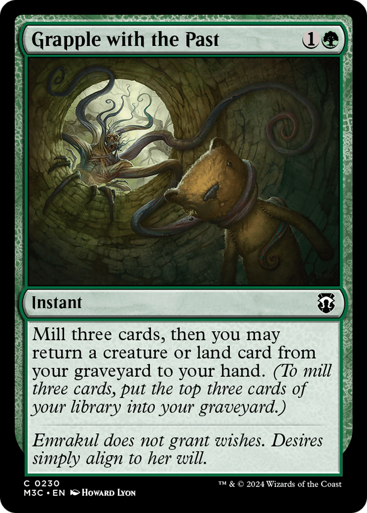 Grapple with the Past (Ripple Foil) [Modern Horizons 3 Commander] | Deep Dive Games St. Marys