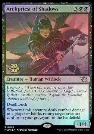 Archpriest of Shadows [March of the Machine Prerelease Promos] | Deep Dive Games St. Marys