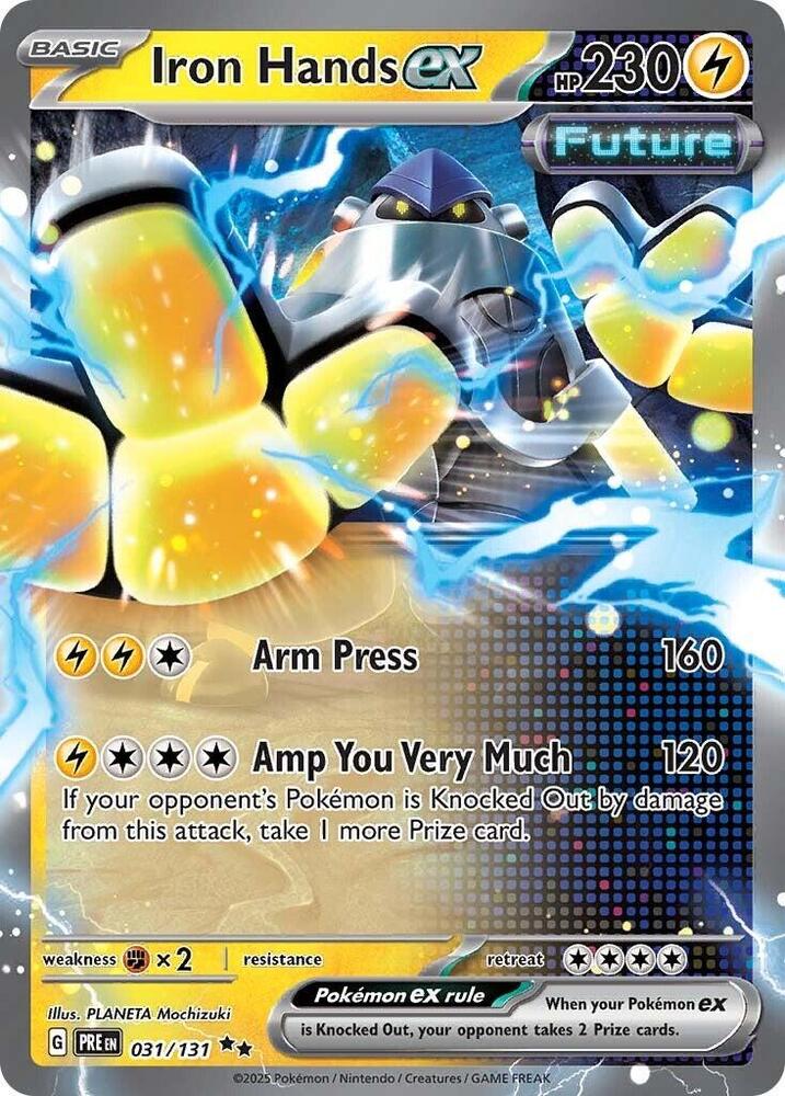Iron Hands ex (031/131) [Scarlet & Violet: Prismatic Evolutions] | Deep Dive Games St. Marys