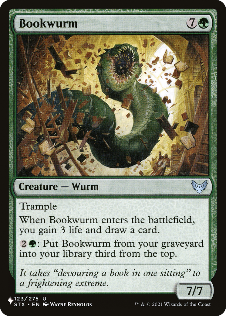 Bookwurm [The List] | Deep Dive Games St. Marys