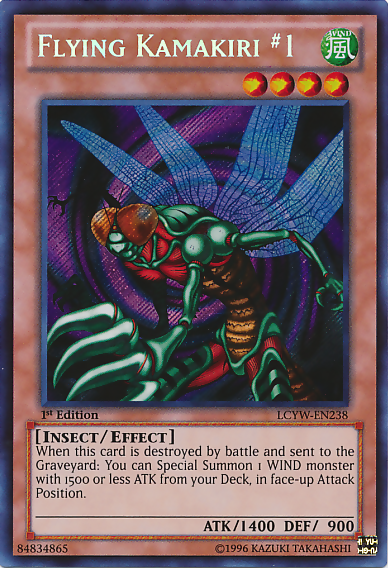 Flying Kamakiri #1 [LCYW-EN238] Secret Rare | Deep Dive Games St. Marys