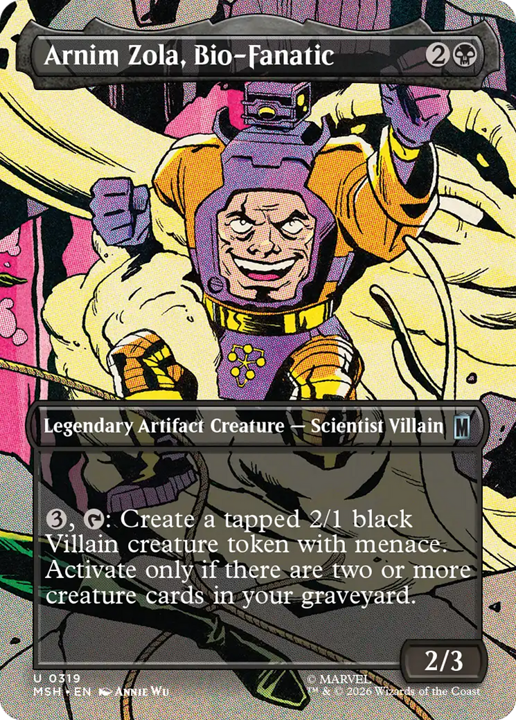 Arnim Zola, Bio-Fanatic (Borderless) [Marvel Super Heroes] | Deep Dive Games St. Marys