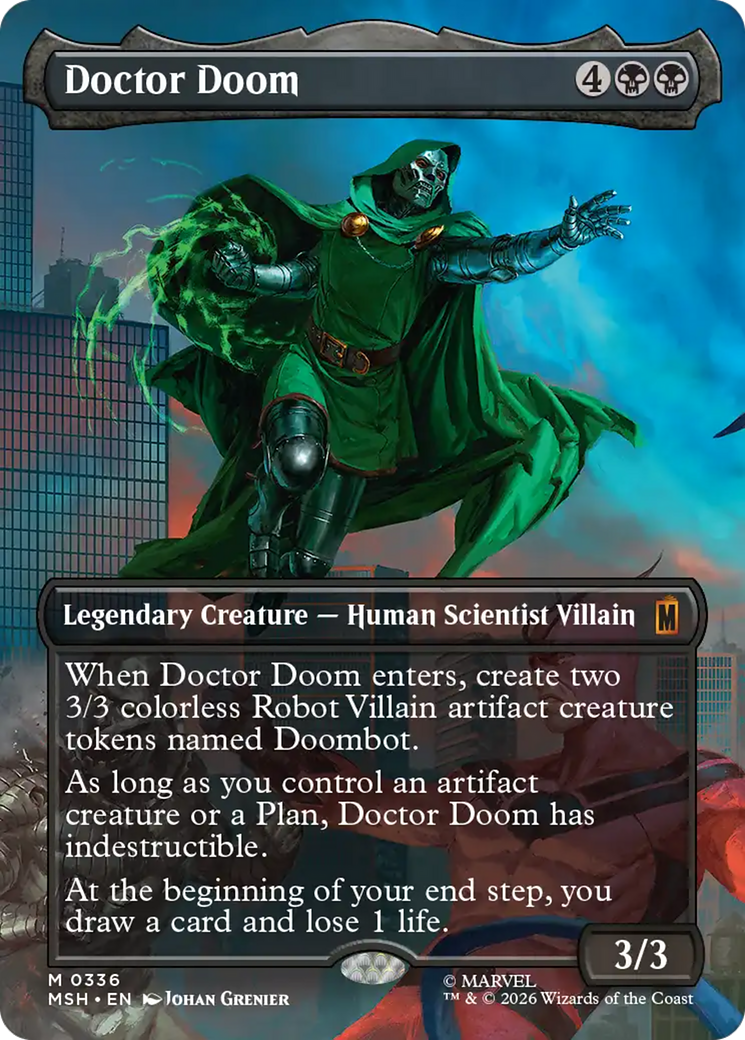 Doctor Doom (Borderless) (0336) [Marvel Super Heroes] | Deep Dive Games St. Marys