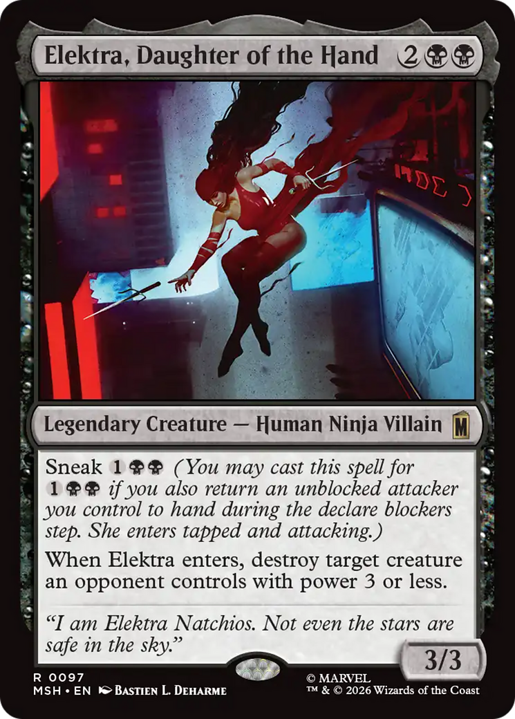 Elektra, Daughter of the Hand [Marvel Super Heroes] | Deep Dive Games St. Marys