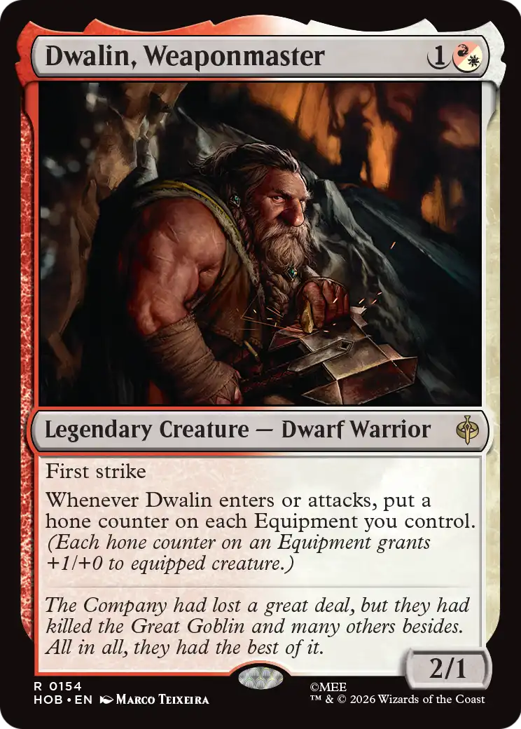 Dwalin, Weaponmaster [The Hobbit] | Deep Dive Games St. Marys