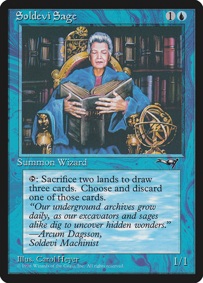 Soldevi Sage (Sitting) [Alliances] | Deep Dive Games St. Marys
