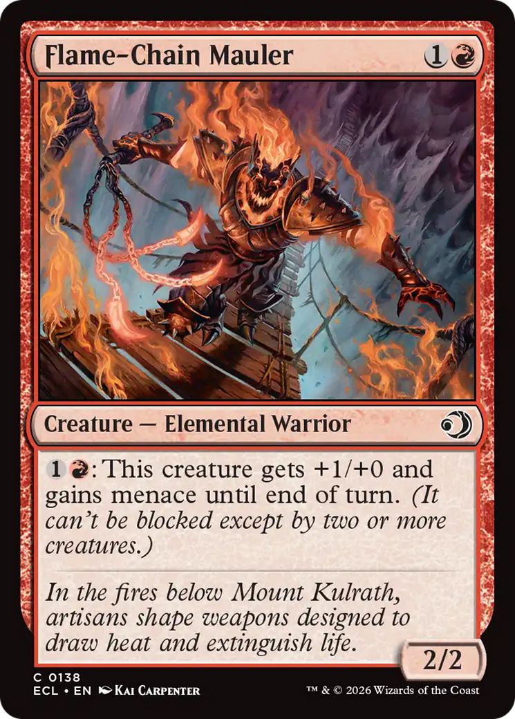 Flame-Chain Mauler [Lorwyn Eclipsed] | Deep Dive Games St. Marys