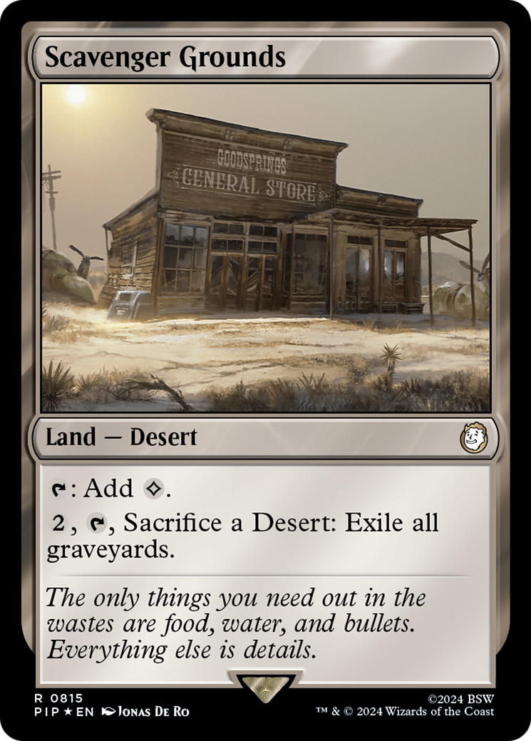 Scavenger Grounds (Surge Foil) [Fallout] | Deep Dive Games St. Marys