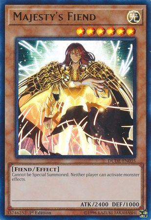Majesty's Fiend [DUDE-EN035] Ultra Rare | Deep Dive Games St. Marys