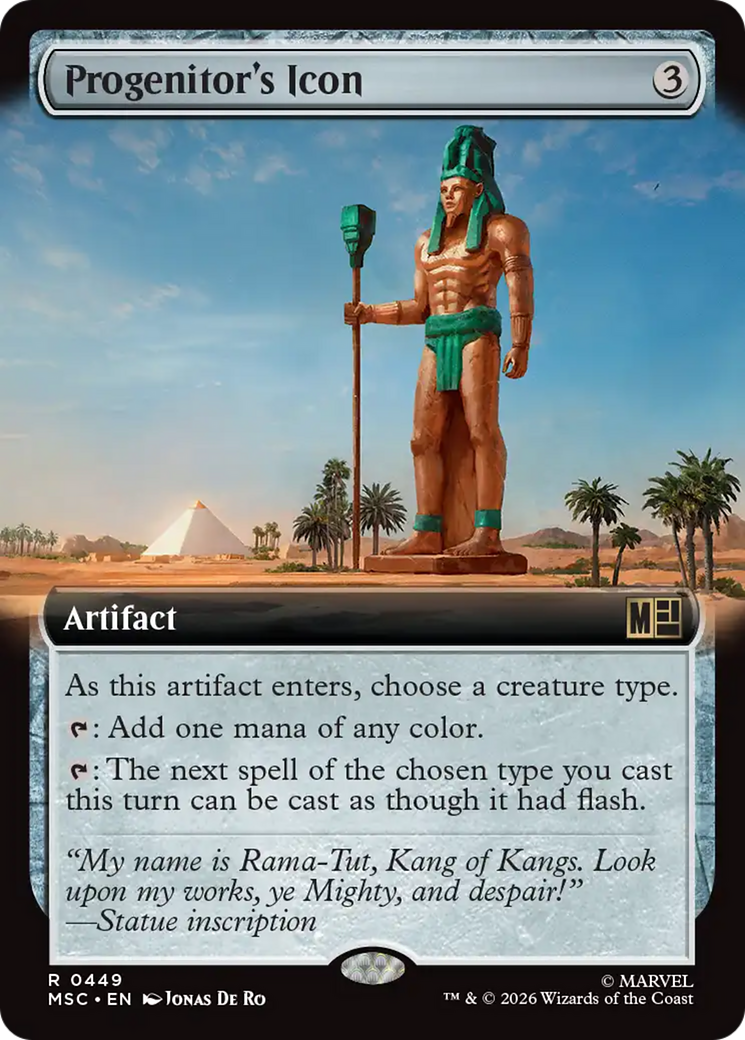 Progenitor's Icon (Extended Art) [Marvel Super Heroes Commander] | Deep Dive Games St. Marys
